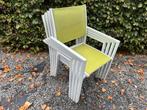 4 tuinstoelen, Ophalen, Zo goed als nieuw, Kunststof, Stapelbaar