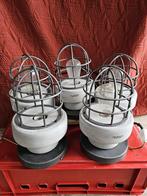 Stoere industriele metaal met beton lampen., Ophalen, Zo goed als nieuw, Metaal