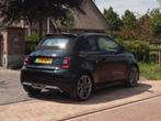 Unieke ABARTH 500e Turisimo, CABRIOLET, 2024 , lage km stand, 64 pk, Zwart, 4 stoelen, Alcantara