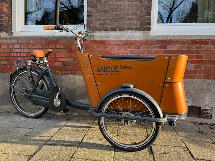 Babboe Curve Bakfiets – luxe, veilig & klaar voor Rotterdam, Fietsen en Brommers, Fietsen | Bakfietsen, Zo goed als nieuw, Overige merken