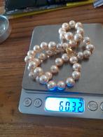 Mooie antieke vintage parelketting glas, Sieraden, Tassen en Uiterlijk, Kettingen, Ophalen of Verzenden, Zo goed als nieuw, Overige materialen
