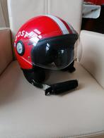 Rode brommerhelm - Maat 57-58, Fietsen en Brommers, Ophalen of Verzenden, Gebruikt, Medium, Boost