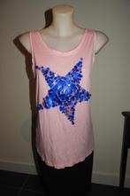 Missoni top tuniek uitlopend ster grote lovertjes merk drukL, Verzenden, Maat 42/44 (L), Missoni, Roze