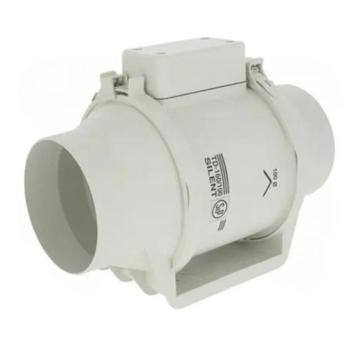 S&P buisventilator 125mm + Koolstoffilter beschikbaar voor biedingen