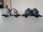 4 Roco H0 DB silowagons, Gebruikt, Gelijkstroom, Wagon, Ophalen of Verzenden
