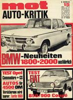 MOT 1968 nr. 15 (o.a. Fiat 850 Coupé - Opel Commodore GS), Verzenden, Gelezen, Algemeen