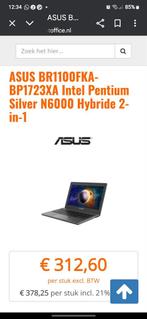 Asus BR1100FKA-BP1723XA - Hybride 2-in-1 Laptop, Computers en Software, Windows Laptops, Qwerty, Met touchscreen, Ophalen of Verzenden