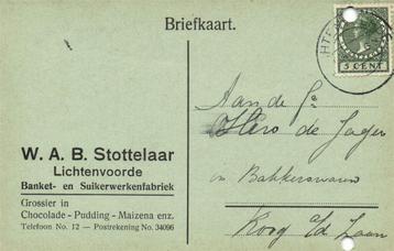 W.A.B. Stottelaar, Lichtenvoorde - briefkaart beschikbaar voor biedingen