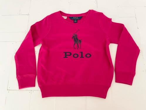 Polo Ralph Lauren trui sweater fuchsia roze meisje mt 5 110, Kinderen en Baby's, Kinderkleding | Maat 110, Zo goed als nieuw, Meisje
