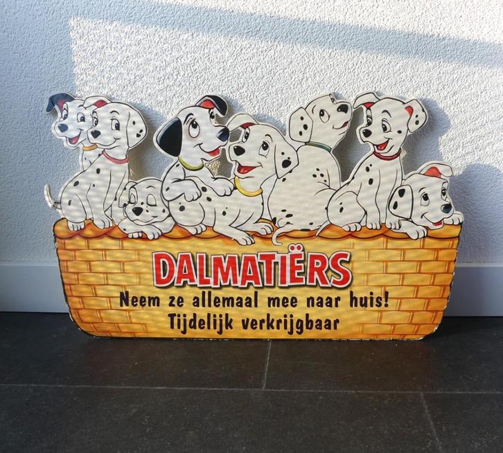 101 Dalmatiërs display karton hanger Walt Disney (B), Verzamelen, Disney, Gebruikt, Plaatje of Poster, Overige figuren, Ophalen of Verzenden