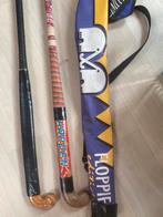 Hockey sticks 2x 98cm 1x hout+1xalu, Sport en Fitness, Hockey, Ophalen, Gebruikt, Stick