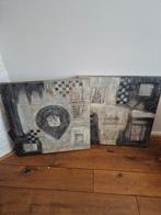 Twee schilderijen van Cobra Art Company, Ophalen, Minder dan 50 cm, Oorspronkelijke maker, Zo goed als nieuw