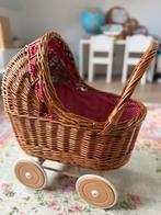 Rieten/rotan poppenwagen, Ophalen, Zo goed als nieuw, Poppenhuis