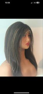 Echt Haar Pruik Hairpiece haarwerk haarstuk, Ophalen of Verzenden, Nieuw, Pruik of Haarverlenging