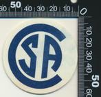 Sticker: CSA, Verzamelen, Ophalen of Verzenden, Zo goed als nieuw, Bedrijf of Vereniging