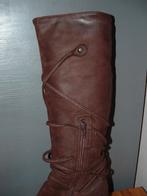 Attilio Giusti Leombruni bruine leren laarzen maat 37, Hoge laarzen, Attilio Giusti Leombruni, Bruin, Ophalen of Verzenden