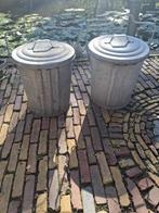 Zinken vuilnisemmers, Minder dan 10 liter, Ophalen, Zo goed als nieuw, Minder dan 50 cm