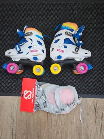 K3 rolschaatsen rollerdisco met nijdam beschermers beschikbaar voor biedingen