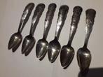 6 ANTIEKE HOLLANDSE ZILVEREN BIEDEMEIER KOFFIE/THEELEPELS, Antiek en Kunst, Ophalen of Verzenden, Zilver