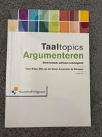 Taaltopics Argumenteren - studieboek, Ophalen of Verzenden, Beta, Zo goed als nieuw, HBO