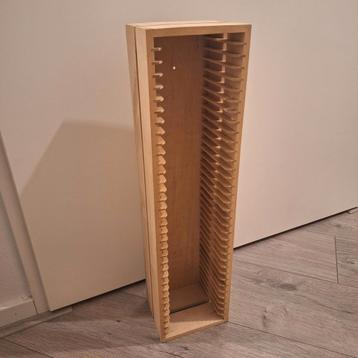 Vintage Ikea CD rek hout Ikea Boalt 59x15x12 cm beschikbaar voor biedingen