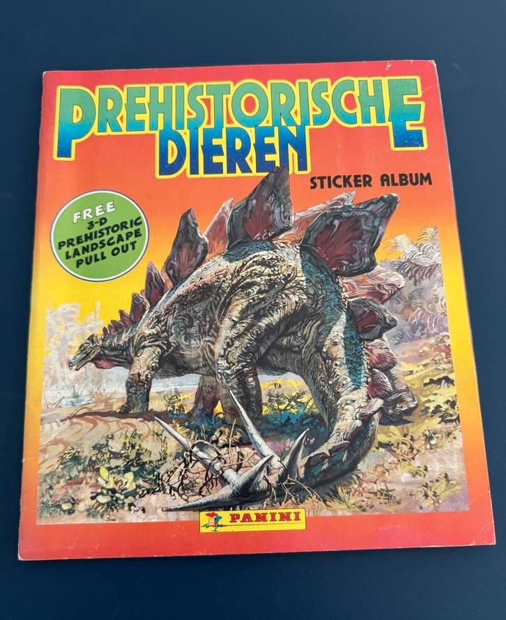 stickeralbum panini Prehistorische dieren sticker album, Verzamelen, Stickers, Gebruikt, Dier en Natuur, Ophalen of Verzenden