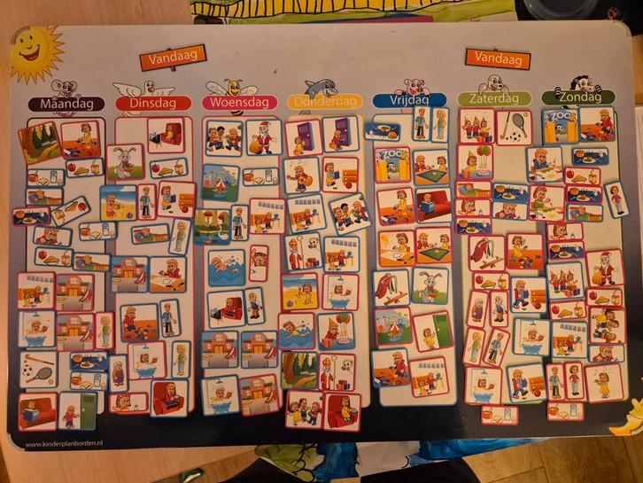 Kinder Planbord blauwe ster, Diversen, Schoolborden, Ophalen of Verzenden