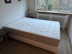 Dubbel bed, Ophalen, Tweepersoons, 140 cm, Zo goed als nieuw