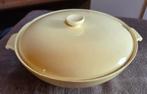 Schaal met deksel, Sphinx Maastricht, pastel geel, Ophalen of Verzenden