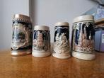 Vintage Duitse Bierpullen Set, Ophalen of Verzenden