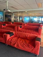 Rode banken 9 stuks, Huis en Inrichting, Banken | Bankstellen, Ophalen, Gebruikt, Minder dan 75 cm, 150 tot 200 cm
