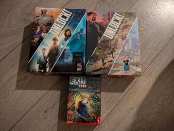 [NL-FR-EN] Various board games; Unlock,30 seconds,Codenames