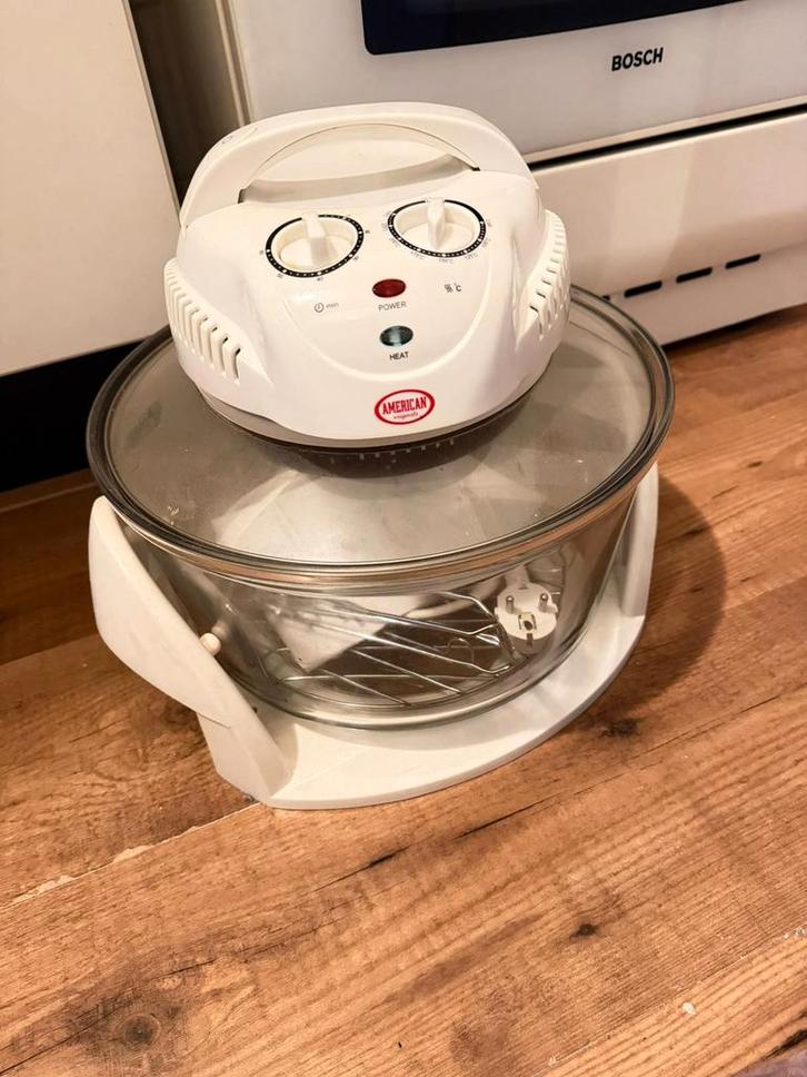 Hetelucht en halogeen oven top staat merk American Originals, Witgoed en Apparatuur, Ovens, Zo goed als nieuw, Vrijstaand, Oven met grill