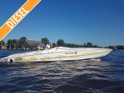 Cigarette Cafe Racer 35, Watersport en Boten, Speedboten, Gebruikt, 6 meter of meer, Diesel, 200 pk of meer, Polyester