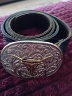 Stoere Riem met Western Gesp, 95 tot 105 cm, Onbekend, Ophalen of Verzenden, Riem of Ceintuur