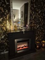 Mantel plus electrische haard, Huis en Inrichting, Ophalen, Zo goed als nieuw
