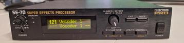 Te koop: BOSS SE‑70 Super Effects Processor (VERKOCHT) beschikbaar voor biedingen