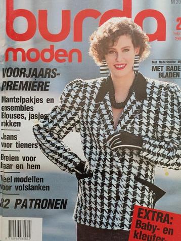 Burda februari 1987 vintage 82 patronen beschikbaar voor biedingen