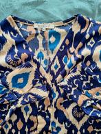 Blouse in 2 kleuren beige/2 kleuren blauw - NUKUS - Maat M, Ophalen of Verzenden, Zo goed als nieuw, Maat 38/40 (M), Blauw