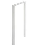 Hardhouten binnendeur stomp kozijn wit