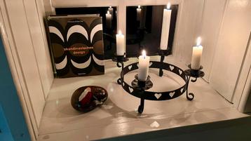 Zweedse smeedijzeren advent kandelaar. beschikbaar voor biedingen