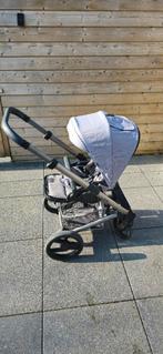 Kinderwagen Mutsy Nio grijs/zwart compleet, Ophalen, Zo goed als nieuw, Overige merken, Verstelbare rugleuning