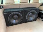 2x mtx subwoofers met JBL versterker, Ophalen, Gebruikt