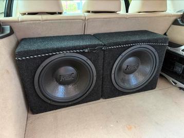 2x mtx subwoofers met JBL versterker beschikbaar voor biedingen