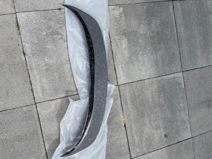 Forged Carbon Spoiler Lip voor Fiat 500/595/695 (NIET Cabrio, Auto diversen, Tuning en Styling, Ophalen of Verzenden