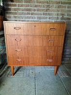 Vintage Deense ladekast commode jaren 60, Ophalen