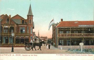 (388-420-007) Katwijk aan Zee Gezicht op het Dorp beschikbaar voor biedingen