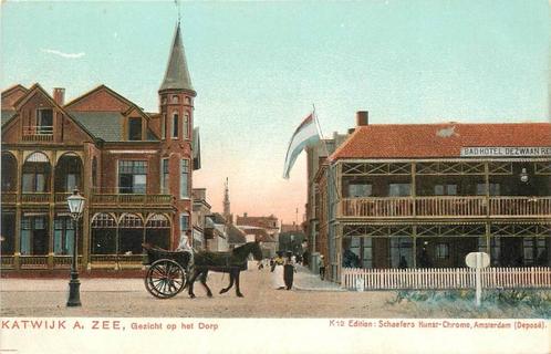 (388-420-007) Katwijk aan Zee Gezicht op het Dorp, Verzamelen, Ansichtkaarten | Nederland, Zuid-Holland, Verzenden