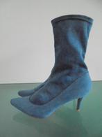 GRATIS VERZENDEN | Coole nieuwe stretch blauwe laarzen 38, Nieuw, Lage of Enkellaarzen, Blauw, Verzenden