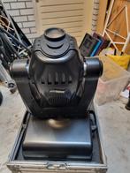 2x EVL Mini Spot Moving Heads in Flightcase - DMX, Ophalen, Gebruikt, Licht, Kleur